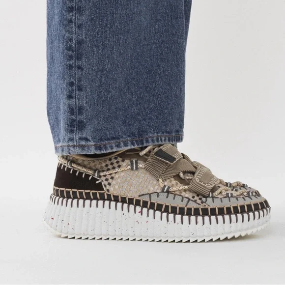 Chloe Nama Slip-On Sneakers Size 40 - Picture 5 of 16